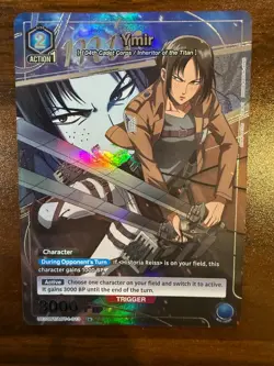 Foil - Ymir (013) (U*) - UE10BT/AOT / NM / English UNION ARENA ATTACK ON TITAN - Image 1