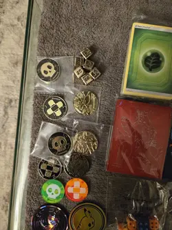 Pokemon Card Sleeves + Coins + ETB STUFF + sealed Energy Bundles + Dice etc - Image 2