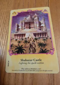 23 Bella Sara Royalty Shahazar Horse Trading Cards Castle Foil - Image 2