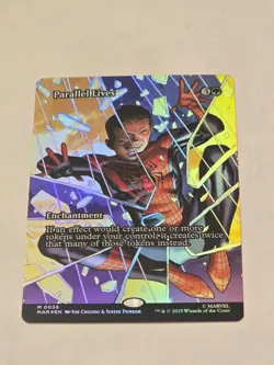 🔥 Parallel Lives (Borderless FOIL!) 0036 - Marvel's Spider-Man MTG NM/M!! - Image 1