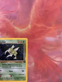1999 Pokemon Scyther Holo 1st Edition Jungle Set 10/64 - Image 4