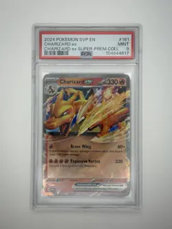 2024 POKEMON SVP EN-SV BLACK STAR PROMO #161 CHARIZARD EX PSA 9 - Image 1