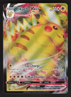 Pikachu VMAX SWSH286 Pokemon TCG Sword & Shield Promo NM - Image 1
