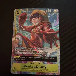 • Monkey.D.Luffy • OP07-109 SR Illustration Box Vol 3 Holo One Piece TCG Sealed - Image 1