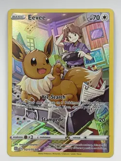 Pokemon Card - Eevee Brilliant Stars TG11/TG30 Ultra Rare - Image 1