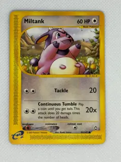 Pokemon TCG Miltank 94/147 Unlimited 2002 Pokemon Card Vintage LP+ / NM - Image 1
