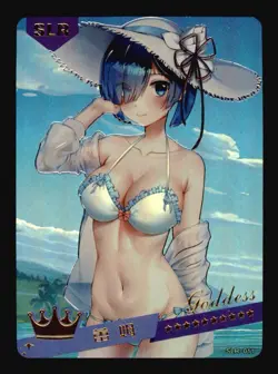 REM Re:Zero SLR SLR-011 Swimsuit Summer Love Goddess Story Anime Doujin Card - Image 2