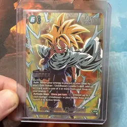 Son Gohan Childhood FP-054 Tournament Pack Winner Promo Dragon Ball Card English - Image 1