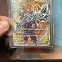 Son Gohan Childhood FP-054 Tournament Pack Winner Promo Dragon Ball Card English - Image 4