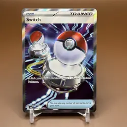 Pokemon Phantasmal Flames Switch Full Art Ultra Rare Foil Card 123/94 - Image 1