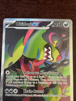 Pokemon TCG OKIDOGI EX Shrouded Fable Holo Card 090/064 - Image 3