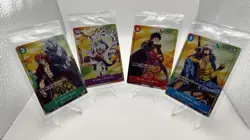 ONE PIECE Card Game P-041 P-003 P-001 ST03-008 Seven Eleven PROMO set sealed - Image 1