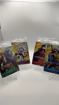 ONE PIECE Card Game P-041 P-003 P-001 ST03-008 Seven Eleven PROMO set sealed - Image 2