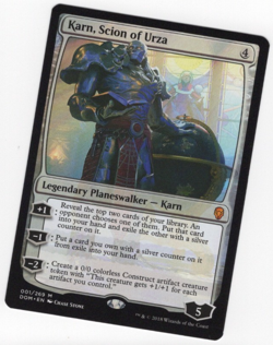 Karn, Scion of Urza Dominaria Magic the Gathering LP/NM Condition - Image 1