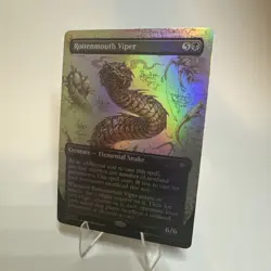 MTG Rottenmouth Viper (Borderless Foil) Bloomburrow 0290 NM - Image 2