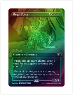 1x Regal Force, Foil Special Guest, Lorwyn Eclipsed, Magic MTG NM - Image 1