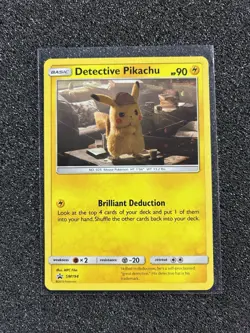 ⚡ Detective Pikachu SM194 ⭐ Black Star Promo Holo 2019 Pokemon NM - Image 1