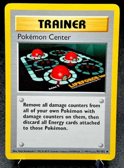 Pokemon Center 85/102 LP Non Holo Base Set Shadowless Pokemon Card! - Image 1
