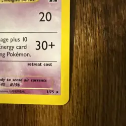 Pokemon Espeon Holo Rare 1/75 Neo Discovery 2001 TCG - Image 5
