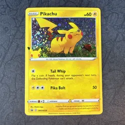 Pikachu General Mills SWSH039 Black Star Promo Holo Celebration Pokemon - Image 1