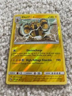 Pokemon Lost Thunder Electivire Rare Reverse Holo 72/214 2018 NM M - Image 1