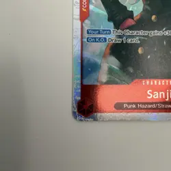 Sanji OP10-005 SR Foil Near Mint English Royal Blood One Piece TCG - Image 5
