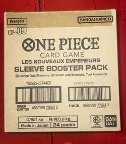 Cartes TCG Case de 24 Blister One Piece OP-09 scelle Booster nouveaux empereurs - Image 1
