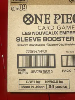 Cartes TCG Case de 24 Blister One Piece OP-09 scelle Booster nouveaux empereurs - Image 3