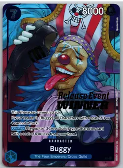 Buggy (OP10 Release Event Winner) P-084 One Piece Promotion Cards One Piece NM - Image 1