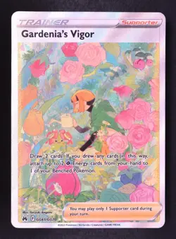 Gardenia's Vigor GG61/GG70 - Pokemon Crown Zenith Ultra Galarian Gallery Card - Image 1