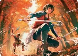 1 x Jet, Rebel Leader Art Card - Art Series: Avatar: The Last Airbender - NM-Min - Image 1