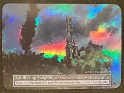 WUTHERING HEIGHTS SORCERY CONTESTED REALM GOTHIC ELITE SITE FOIL SP! - Image 1