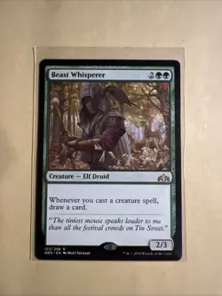 MTG Beast Whisperer GRN 123 R NM Regular - Image 2