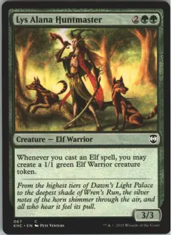 Lys Alana Huntmaster (067) (KHC) LP Magic MTG - Image 1