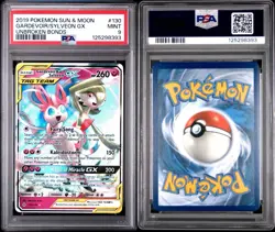 Gardevoir & Sylveon GX 130/214 Tag Team Pokemon 2019 Unbroken Bonds | PSA 9 MINT - Image 3
