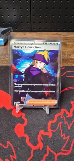 Pokemon 2024 Morty's Conviction 201/162 NM - Image 1