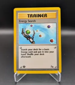 Energy Search - 1st Edition - 59/62 Fossil - NM - Pokemon TCG - Image 1