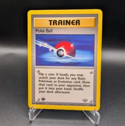 Poke Ball - 1st Edition- Jungle 64/64 - VLP - Pokemon TCG WOTC - Image 1