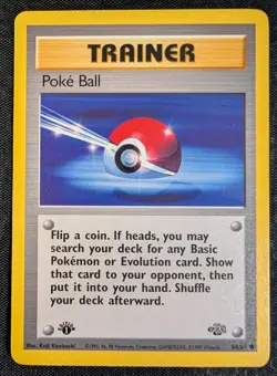 Poke Ball - 1st Edition- Jungle 64/64 - VLP - Pokemon TCG WOTC - Image 3