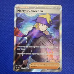 POKEMON TCG Morty's Conviction 201/162 SV05: Temporal Forces Holo - Image 1
