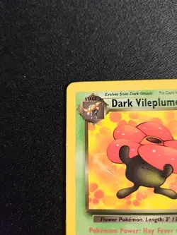 Dark Vileplume 30/82 Pokemon Team Rocket Non Holo WOTC TCG NM - Image 2