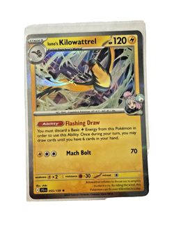 Pokemon TCG Iono's Kilowattrel 055/159 NON HOLO Exclusive Journey Together - Image 1