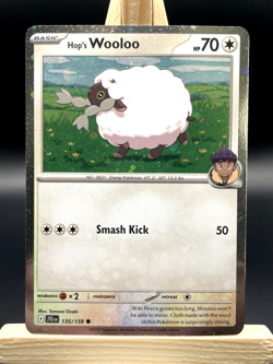 Hop's Wooloo - Pokemon TCG S&V Journey Together 135/159 - Cosmos Holo NM - Image 1