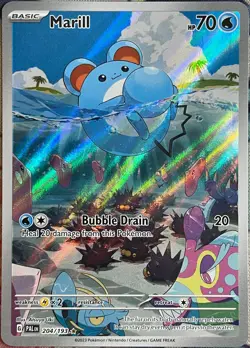 Marill Illustration Rare Holo - 204/193 - Paldea Evolved Pokemon 2023 - Image 1