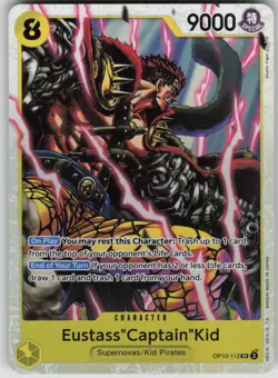 One Piece TCG Eustass"Captain"Kid (112) SR Royal Blood OP10-112 - Image 1