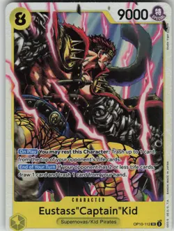 One Piece TCG Eustass"Captain"Kid (112) SR Royal Blood OP10-112 - Image 1
