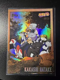 Naruto Topps Nindo Group Card Kakashi Hatake - Ninken (Ninja Hounds) 19/25 - Image 1