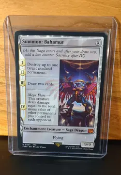 Summon: Bahamut #1 Final Fantasy Magic the Gathering Mythic Rare Card - Image 1