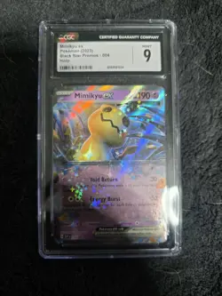 Mimikyu ex Holo Promo CGC 9 Black Star Promos 004 Pokemon TCG Card - Image 3