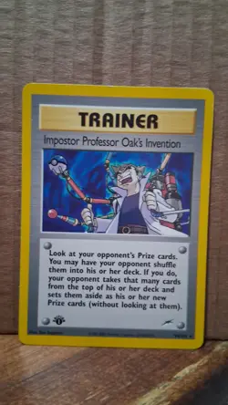 Pokemon TCG Imposter Professor Oak's Invention 1st Edition 94/105 Rare Card NM - Image 1